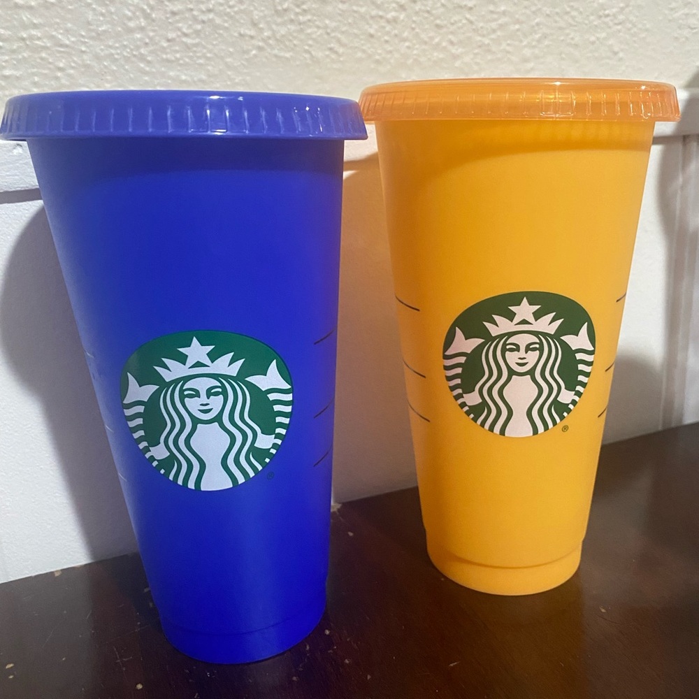 Starbucks limited edition colour changing cold cups